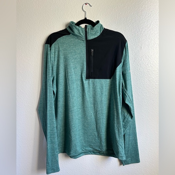 Teak Style Quarter Zip - Teal - Never Worn - Large - Picture 1 of 4
